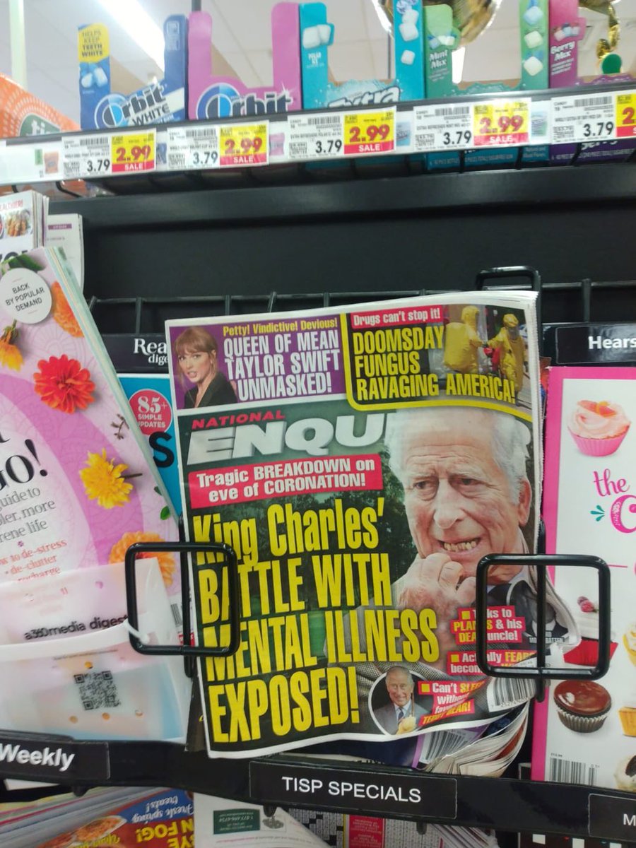 What is going on with all these negative Tayler Swift hit piece as of late?

Squaddies on a serious note we all need to come together to support the #TamponKing, a king with serious mental illness need our support, 

#KingCharlesMentallyill do not be a shame, just get help.