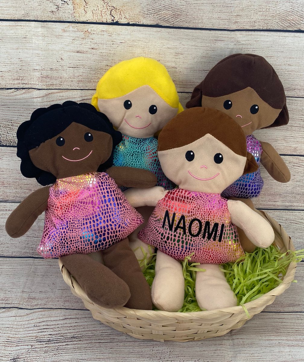 Thanks for the kind words! ★★★★★ 'I am very pleased with this purchase.' Lynn S. etsy.me/3C9O9rA #etsy #doll #softdoll #partyfavor #birthday #easterbasket #easterbag #personalizeddoll #partybags #personalizedfavors