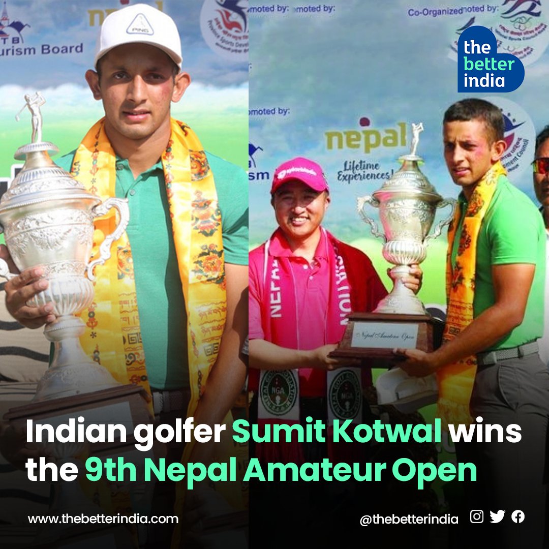 Indian amateur golfer Sumit Kotwal clinched the title of 9th Nepal Amateur, defeating Nepal’s number one amateur golfer Subash Tamang by a stroke at the  Gokarna Forest Golf Resort on Wednesday. 

#Proud #AmateurGolf #IndianPlayers #Nepal