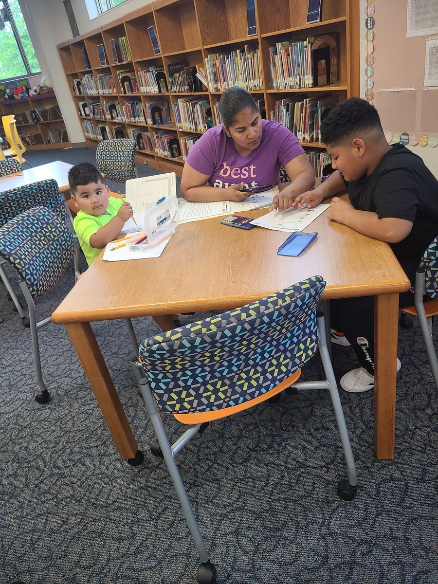 Today we held our last Family Math Workshop of the school year with a focus on test taking strategies!! Families participated in the EOG experience. Thanks to all the families who supported this initiative, we are truly grateful for the love and support. <a href="/WilburnElem/">Wilburn Elementary</a> #wearecrew