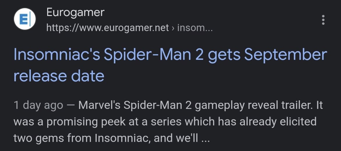 #MarvelSpiderMan2 release date is September source down below ⬇️ #Sony #PS5 #Spiderman #PlayStation