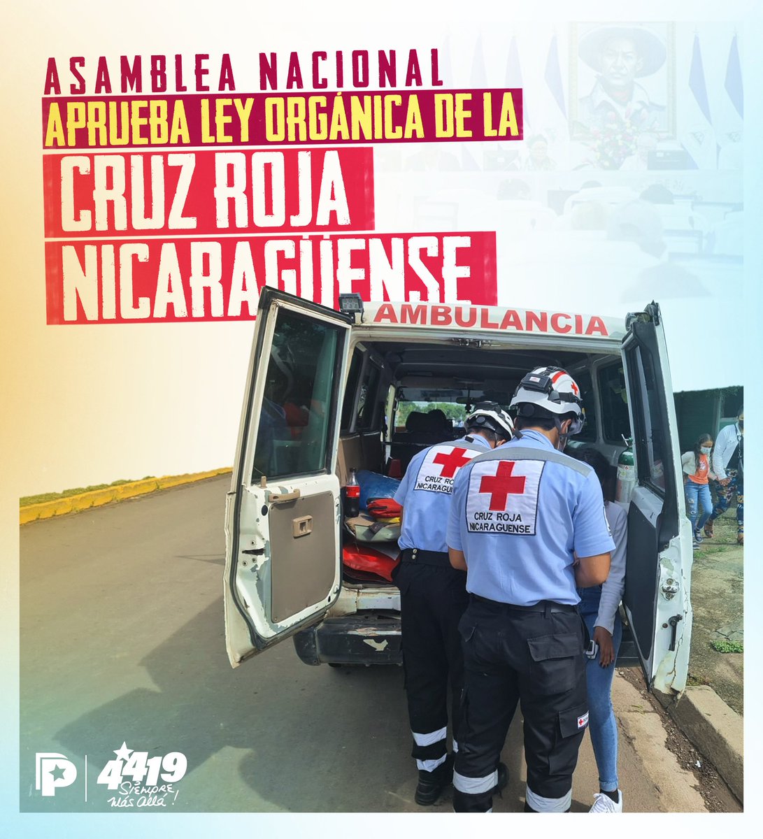 #Avance| Los diputados de la Asamblea Nacional aprobaron este jueves #1Junio la Ley Orgánica de la Cruz Roja, que permitirá un mejor funcionamiento de esta institución humanitaria. 🇳🇮⛑

“La Ley Orgánica de la Cruz Roja Nicaragüense detalla la organización, funcionamiento,