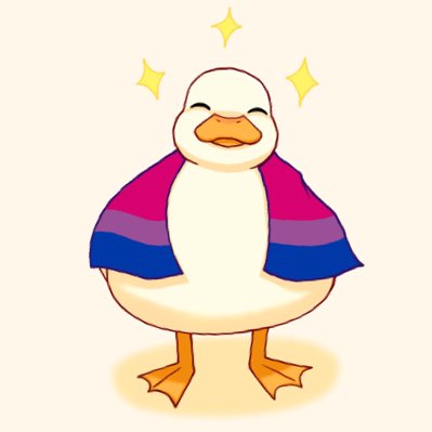 Bi Duck! 🏳️‍🌈
🩷💜💙✨

#HappyPrideMonth #PrideMonth #bipride