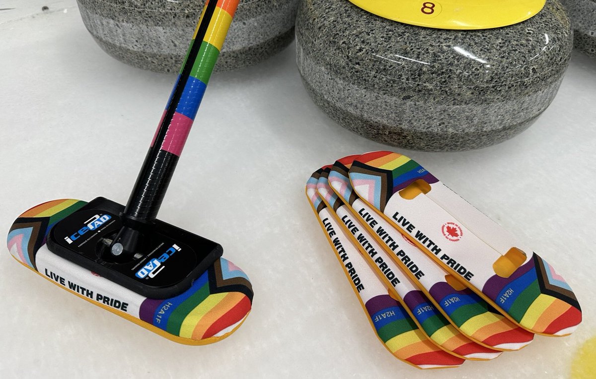 Hardline supports #PrideMonth and inclusiveness in curling and in all sports. 🌈