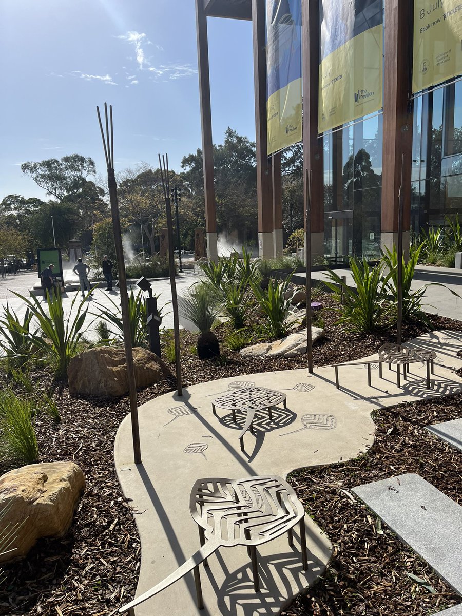 Official launch of the Girawaa & Gamai (stingray and spears) artwork at the Sutherland Entertainment Centre today. A fitting way to celebrate community & culture with Sutherland Shire Council