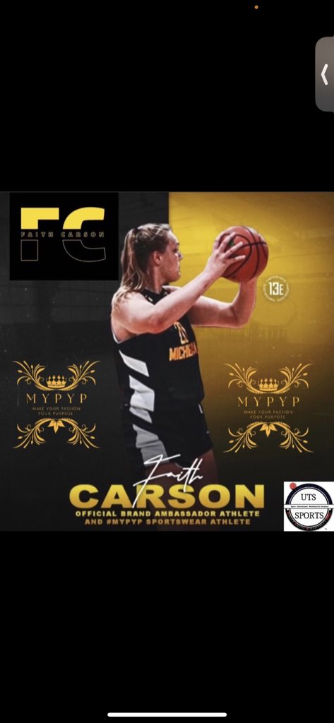 Faith Carson (@faithcarson54) on Twitter photo Excited to be the FIRST College Student-Athlete Brand Ambassador of @UTS_SportsENT & <a href="/_MYPYP/">Make Your Passion Your Purpose</a> Family 🪬 Excited to be the FIRST College Student-Athlete Brand Ambassador of @UTS_SportsENT & <a href="/_MYPYP/">Make Your Passion Your Purpose</a> Family 🪬