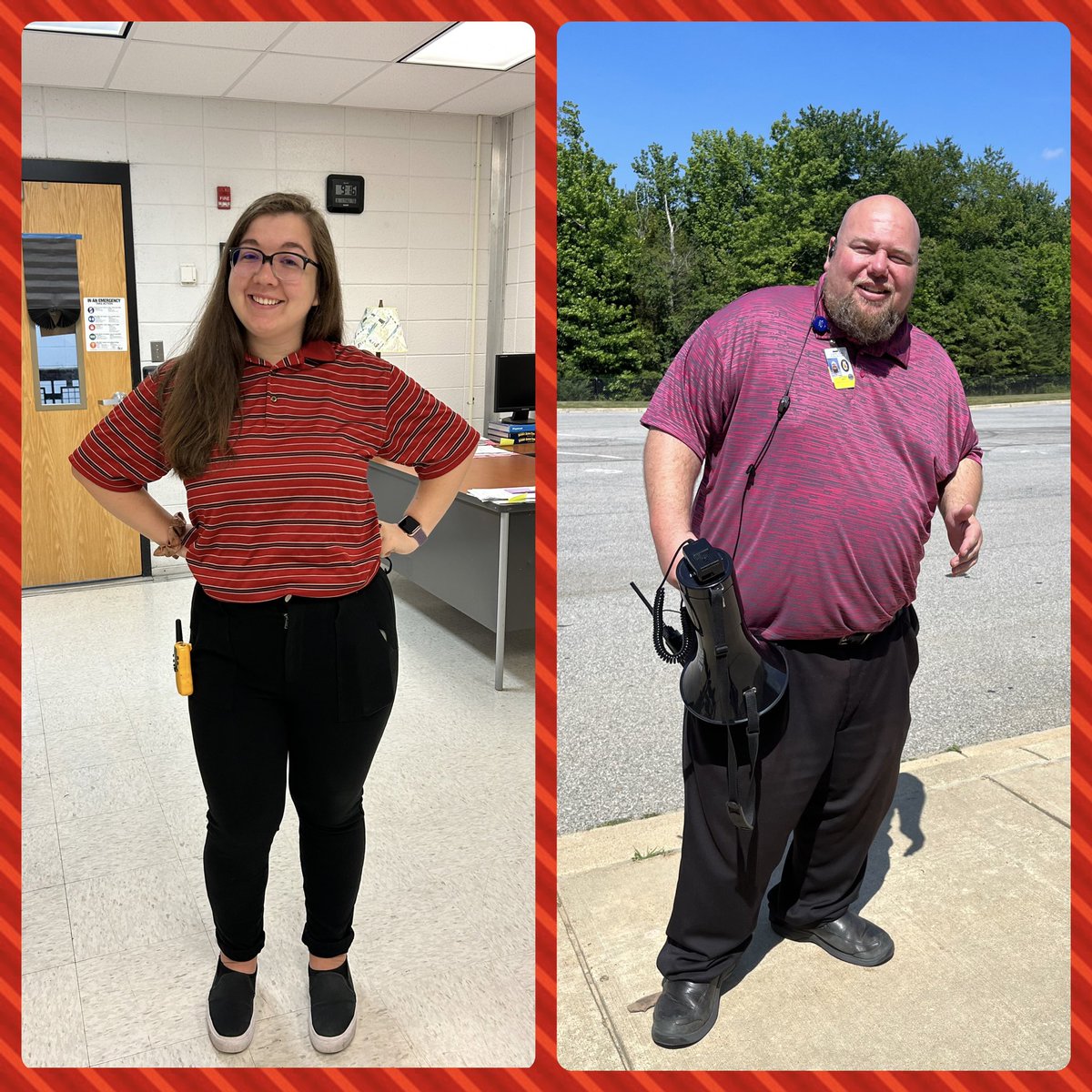 Dress like a boss, wait…they dressed like their boss! #falcons #spiritweek