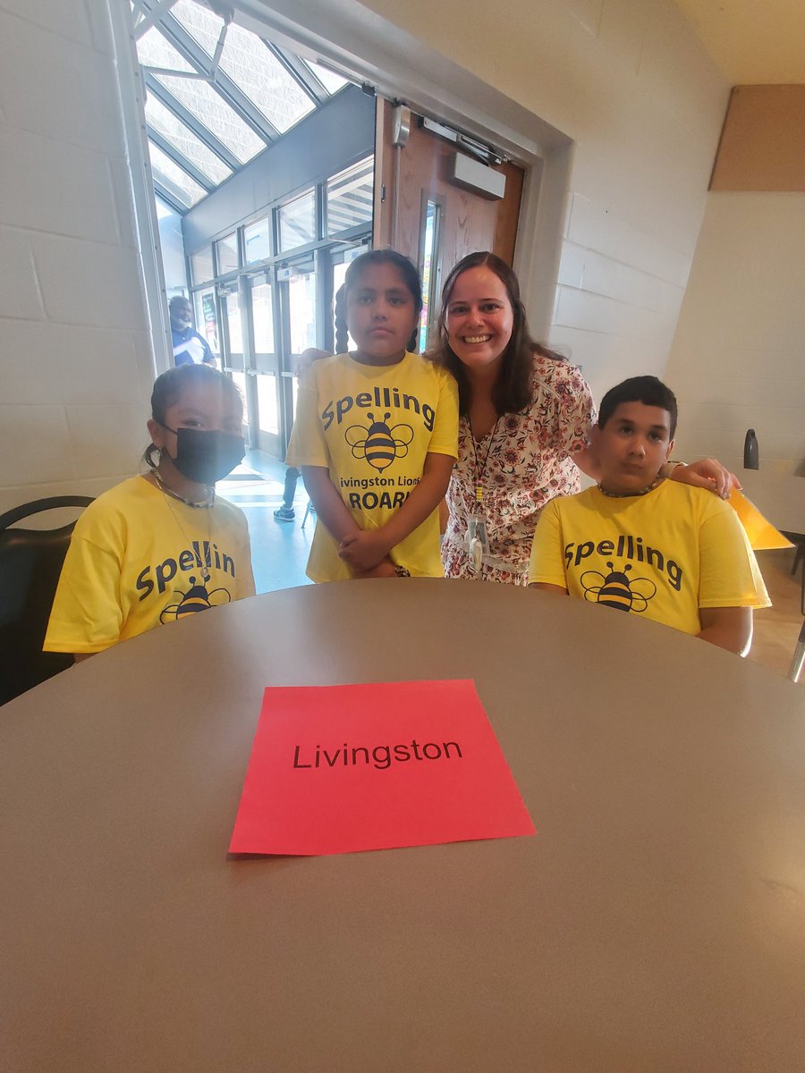 LivingstonNBPS's tweet photo. Congratulations to our Livingston Lions for their participation in the @nbpschools District Wide Spelling Bee 🐝
Thank you for showing Courage!  You all Roar! 
@MsHartman22
#LVPRIDE https://t.co/R3v0kLdZdP