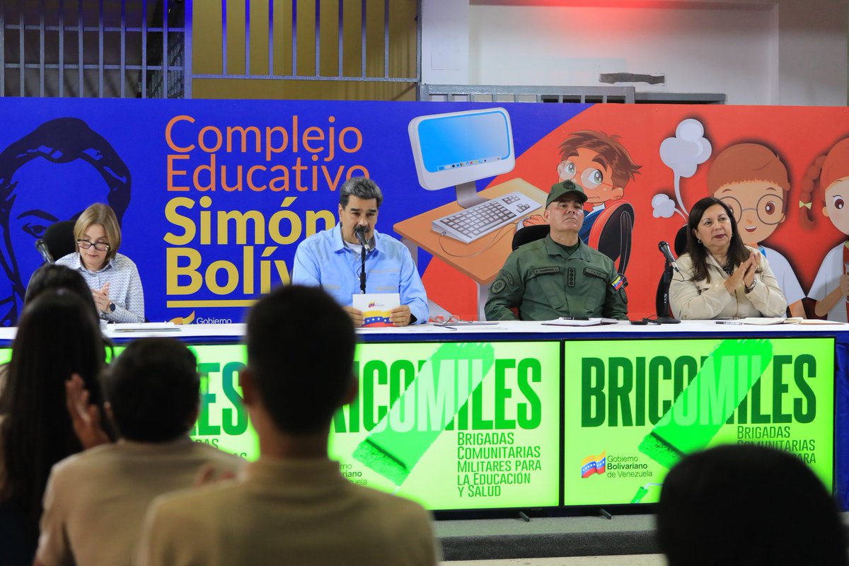 Les agradezco desde mi corazón a las soldadas y soldados de nuestra heroica FANB, por el trabajo esmerado, sacrificado y profesional que han hecho para que las BRICOMILES funcionen y den resultados concretos. ¡Mis felicitaciones!