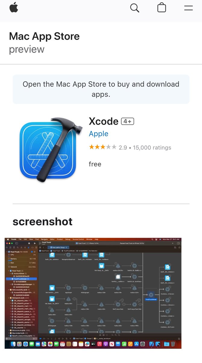 #Apple releases Xcode 14.3.1 update: Swift upgrades to 5.8.1, fixes development issues on iOS

It includes Xcode IDE, Swift and C/C++/Objective-C compilers, Instruments analysis tool, simulators, latest SDKs & hundreds of powerful features.

#Xcode #ios #fixes #exposed
#WWDC23 https://t.co/JOviimk8Nv