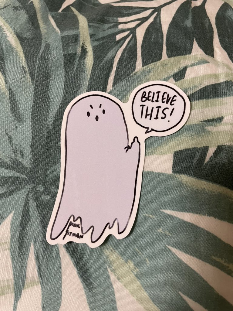 pink_hitman's tweet image. New stickers! “Believe this” series.
#customsticker #GSJJ reached out to me to let me review their products! Unboxing video soon along with some stress tests!