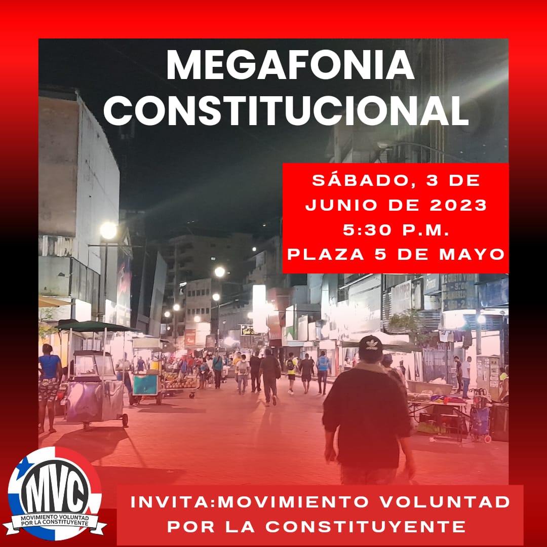 Debería ser obligatorio que  todo el pueblo tenga la constitución en casa. No es necesario ser abogado para poder leerla. Este sábado 3 de junio, seguimos hablando con el pueblo de a pie.