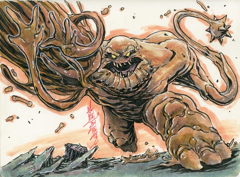 I've been re watching Batman: The animated series. Today i got to the birth of Clayface and thought, I'd like to draw him.  
Might end up sketching a few villains from this series.

#Batmanvillain @DCOfficial #Clayface #sketching #copicmarkers #BatmanTAS