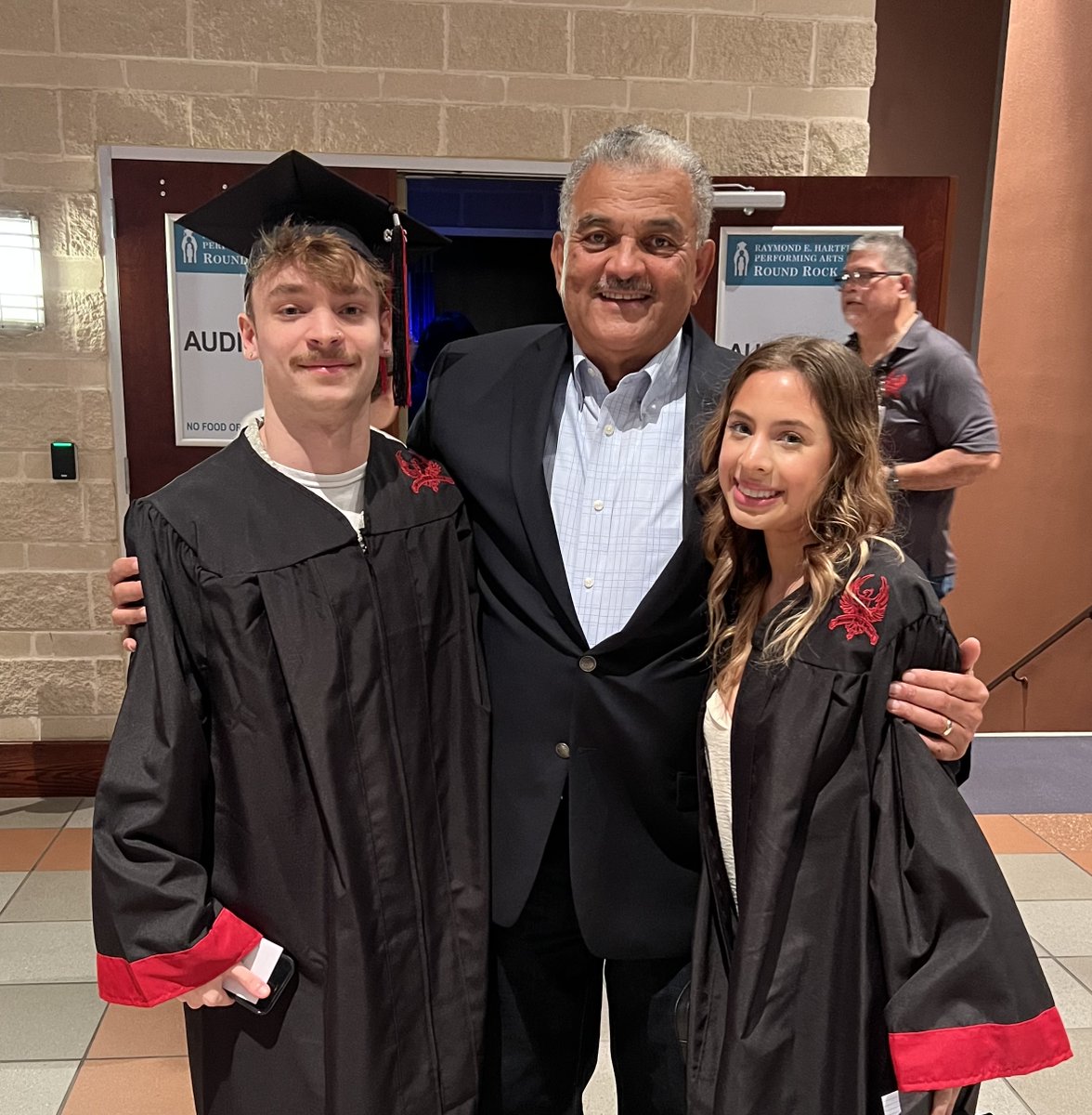 RodneyAPage's tweet photo. Moments of Celebration:

Recent graduation is fresh on my mind.  Proud to stand with these graduating seniors of our Phoenix Rising Young Men’s Group of Success HS/RRISD.  So many powerful, compelling stories in the lives of these young men.  #mentoring #lifecoaching @tweetyberto https://t.co/f2C1cdFMwf