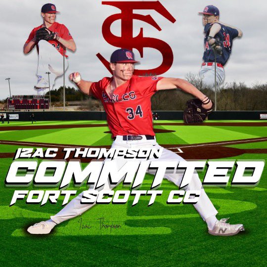 Izac Thompson (@izac56663344) on Twitter photo I am extremely excited & blessed to announce that I will be continuing my academic and athletic career at Fort Scott CC! I would like to thank my coaches, teammates, & family for all the support and guidance <a href="/fsccbaseball/">Greyhound Baseball</a> <a href="/EaglesOlathe/">Olathe North Eagles Baseball</a> <a href="/naturalbaseball/">Natural Baseball Academy</a> <a href="/fsgreyhounds/">Greyhound Athletics</a> #rollhounds I am extremely excited & blessed to announce that I will be continuing my academic and athletic career at Fort Scott CC! I would like to thank my coaches, teammates, & family for all the support and guidance <a href="/fsccbaseball/">Greyhound Baseball</a> <a href="/EaglesOlathe/">Olathe North Eagles Baseball</a> <a href="/naturalbaseball/">Natural Baseball Academy</a> <a href="/fsgreyhounds/">Greyhound Athletics</a> #rollhounds