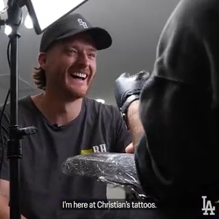 Los Angeles Dodgers on Twitter: "Tattoos and Peso Pluma. Spend the day