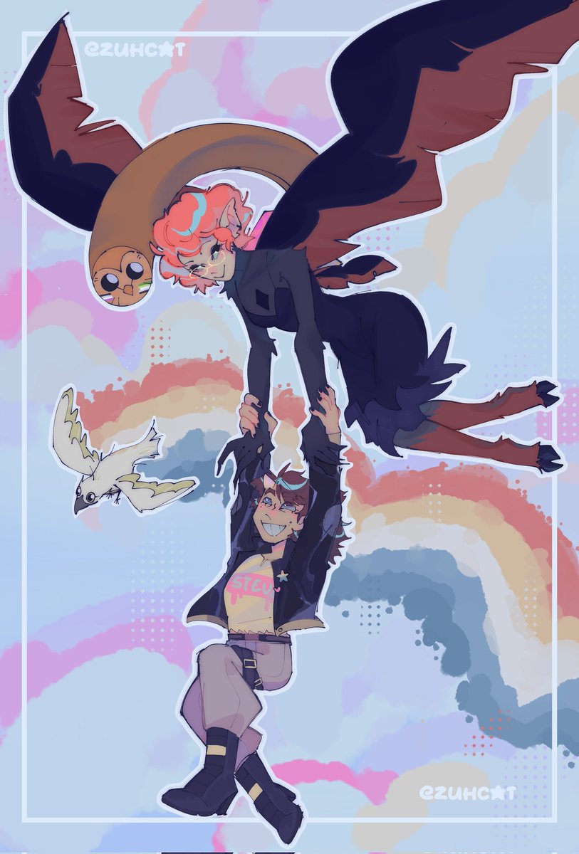 ZUHCAT's tweet photo. Happy pride month!!!🔥🔥🔥
#PrideMonth #aroace #TheOwlHouse 
#lilithclawthorne #hooty #stevetoh https://t.co/MYJm23r5zr