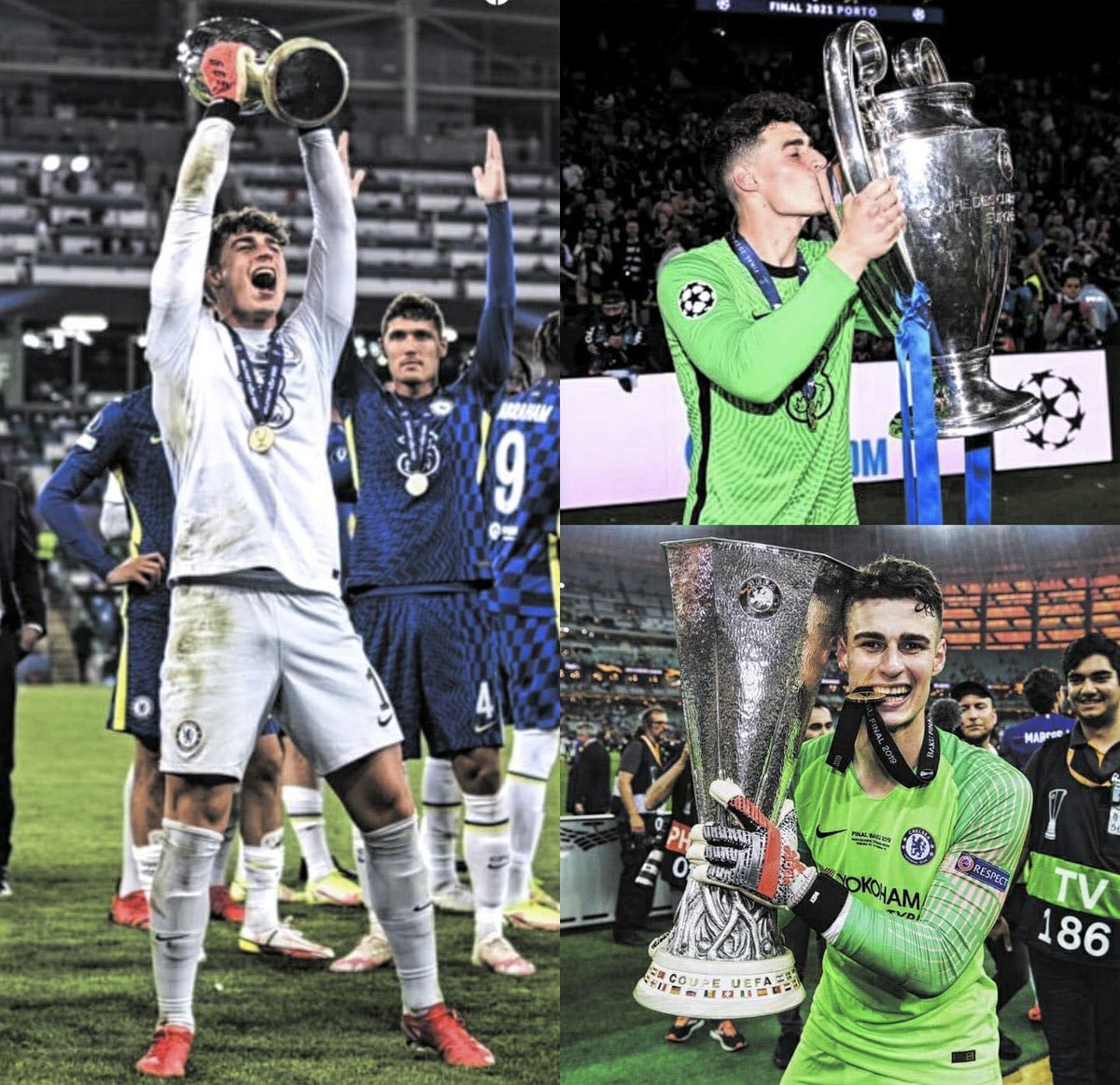 A reminder that @kepa_46 has won every major European trophy for Chelsea.