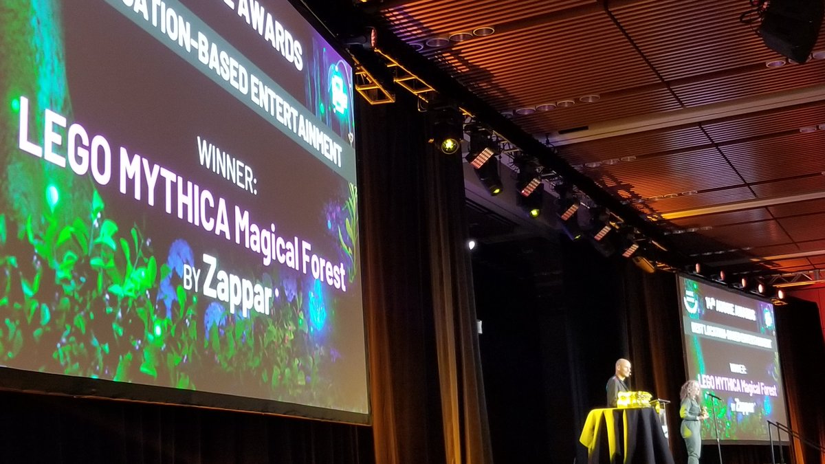 @ZapparApp (and @LEGO_Group) get the #AuggieAwards win for #location based entertainment.  
#AWE2023