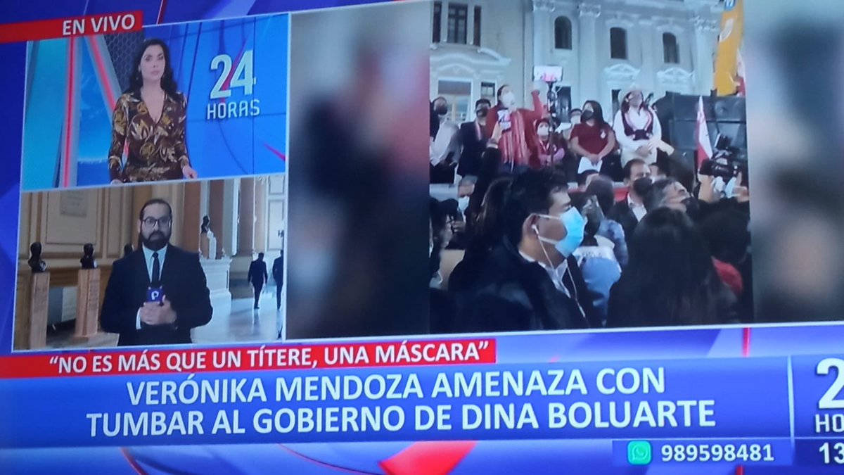 Al gobierno de D.Boluarte  lo va a "tumbar" su propia ilegitimidad por represor y asesino. Hoy el 80% de peruanos quiere que se vaya.

Y por supuesto que nos seguiremos movilizando para exigir justicia para las víctimas, para frenar a los mafiosos y recuperar la democracia.