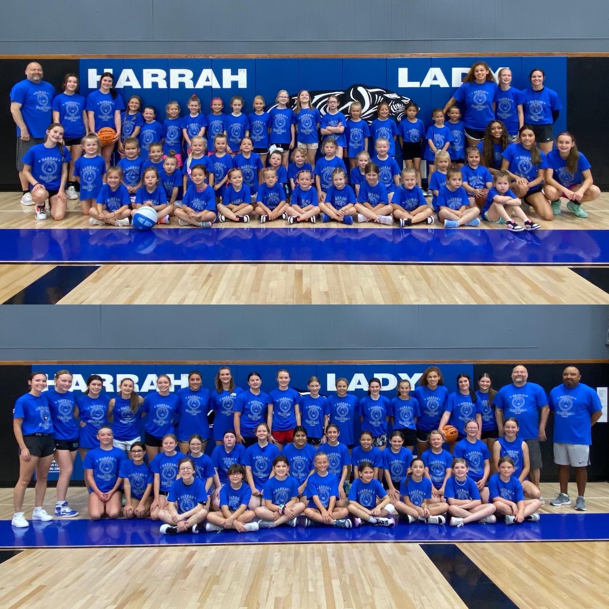 2023 Harrah Lady Panthers Camp is in the books.  Some great young talented players at camp.   Thank you for all the campers who attended.  The future is bright!