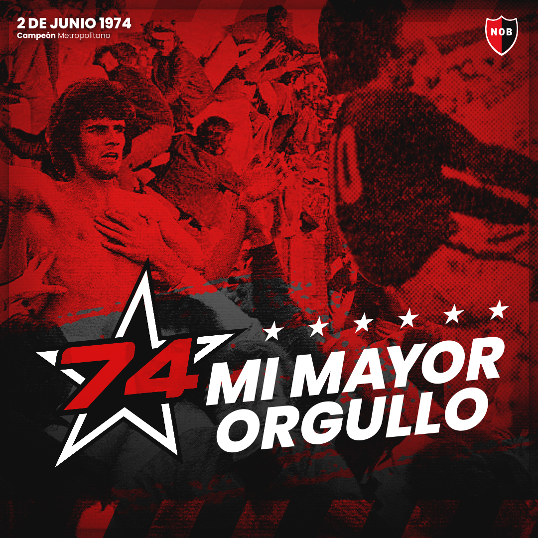 𝑬𝑳 𝑳𝑶𝑮𝑹𝑶 𝑬𝑻𝑬𝑹𝑵𝑶 ❤️🖤

A 49 años de la tarde inmortal en la que la historia cambió para siempre. Memorable zurdazo de Marito para la remontada y vuelta olímpica ante nuestro rival de toda la vida en su cancha.

1974, mi mayor orgullo ⭐️