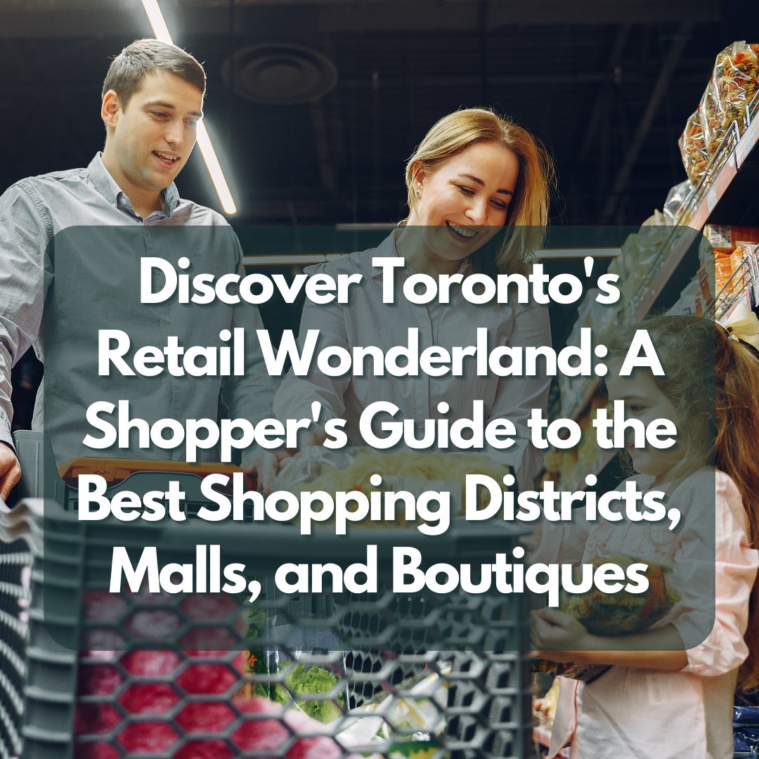 Discover Toronto's Retail Wonderland: A Shopper's Guide to the Best Shopping Districts, Malls, and Boutiques
bit.ly/42mEust

#realimpactgroup
#makingimpact
#yourlifechangingmoves
#toronto #mall #shopping #shoppingdistrict #retail #boutique