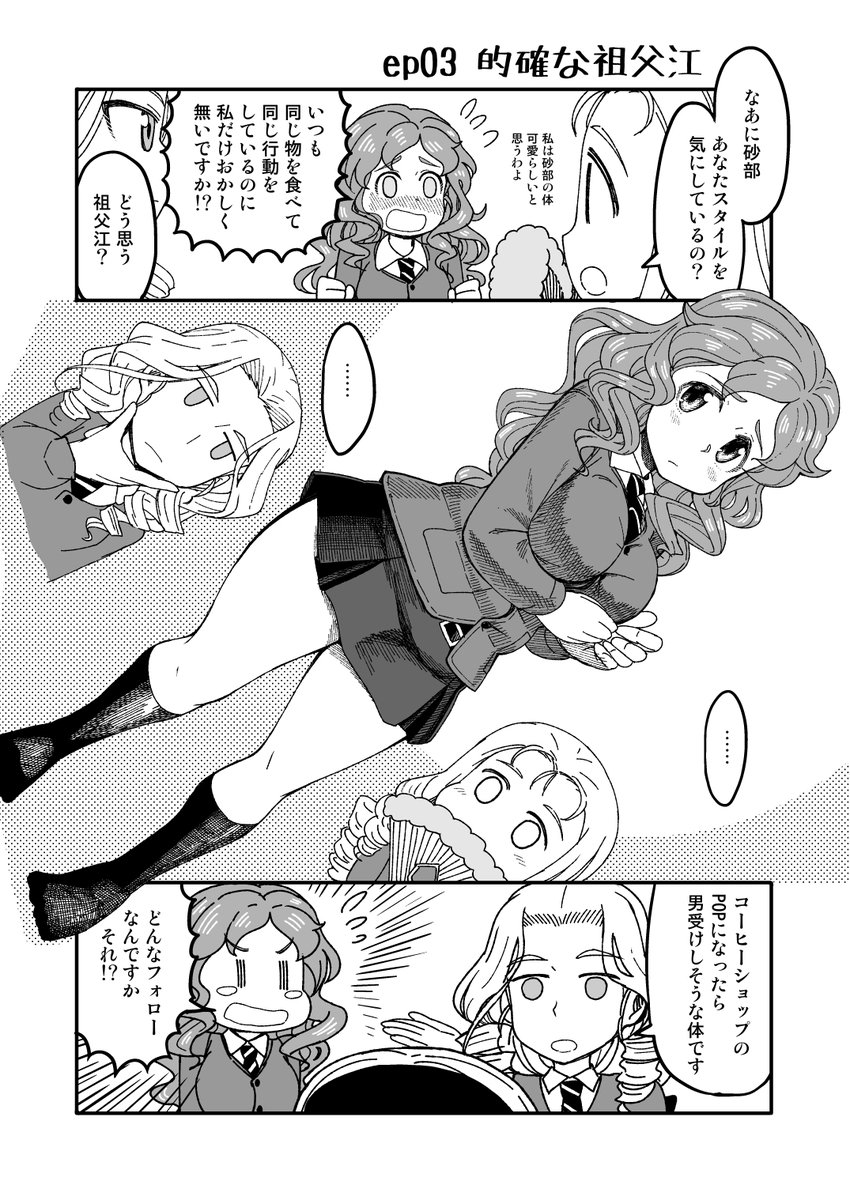 砂部ちゃん初誕生日記念ダイエット漫画 2/7