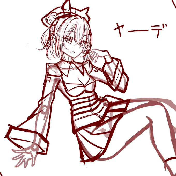 たぶんつぎ(ラフ描き直す可能性高)