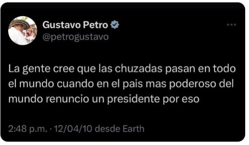 las_policarpas's tweet photo. #EsConDatos | Siempre hay un trino. 

Según esto para cuando su renuncia @petrogustavo https://t.co/3OUUVmUHkc