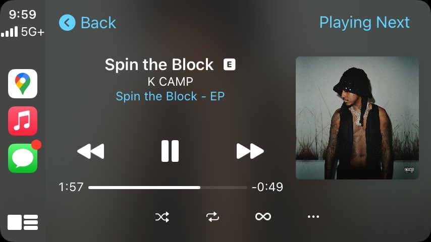 MrSelfMade80's tweet image. 2 mins 46 seconds just isn’t long enough for this song. K-Camp see this song longer. #SpinTheBlock