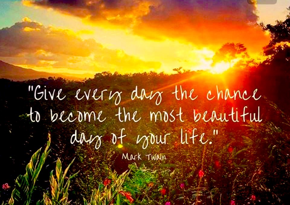 Friday Friendly Reminder… Give every day the chance to become the most beautiful day of your life. 🙌🧡 #FridayFeeling #enjoylife #Friyay