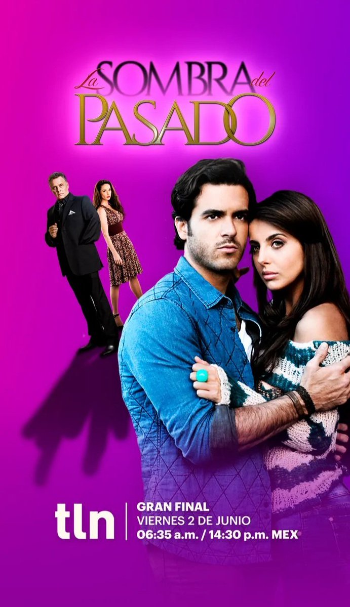 #LaSombraDelPasado gran final  mañana  6:35 a. m. MEX / 2:30 p. m. MEX / 10:25 p. m. MEX, solo por @tlnovelastv @MapatOficial 

@michellerenaud @PabloLyle 
@alealebarros @ayalaalexis @SusyGonzalezDr @ThelmaMadrigal @KlitboCynthia 
@Lisset_oficial @SachiTamashiro