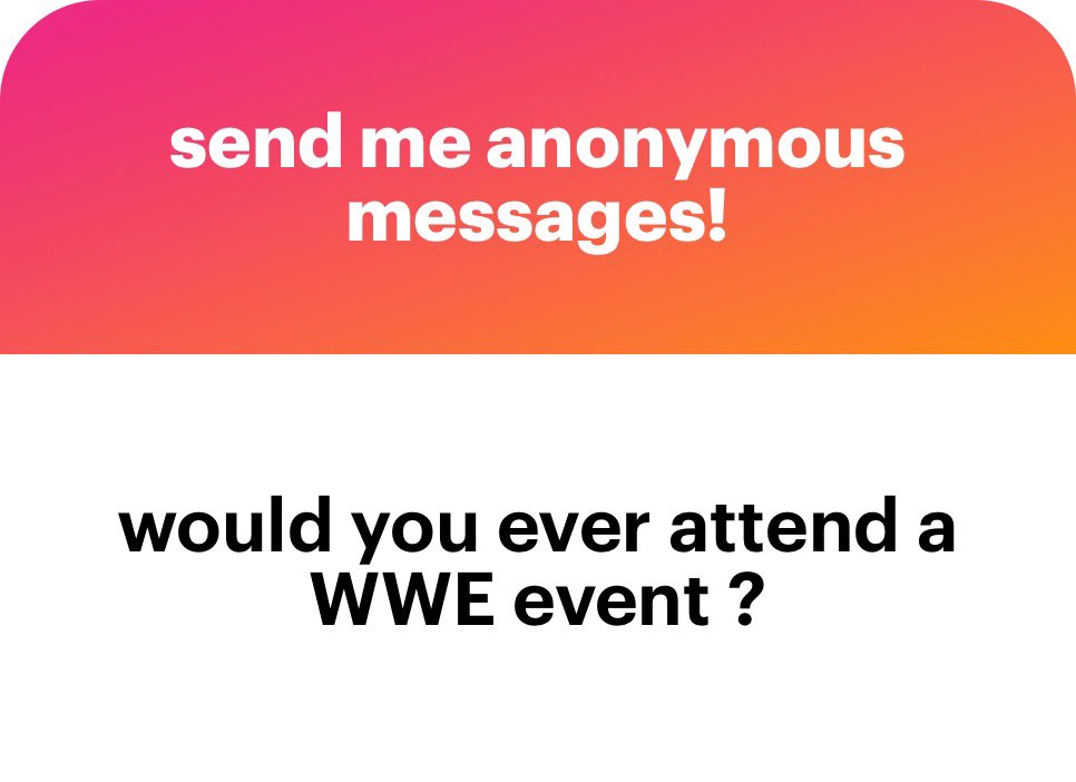 I have actually. When I was a kid in Hawaii we didnt get much stuff but like every few years there would be a WWE live show. And I was lucky to go to like two of them as a kid. It blew my mind because they NEVER come to Hawaii so I took my opportunity when I could.