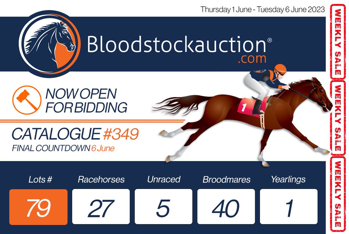 🏇 Catalogue #349 is Now Live! - mailchi.mp/bloodstockauct…