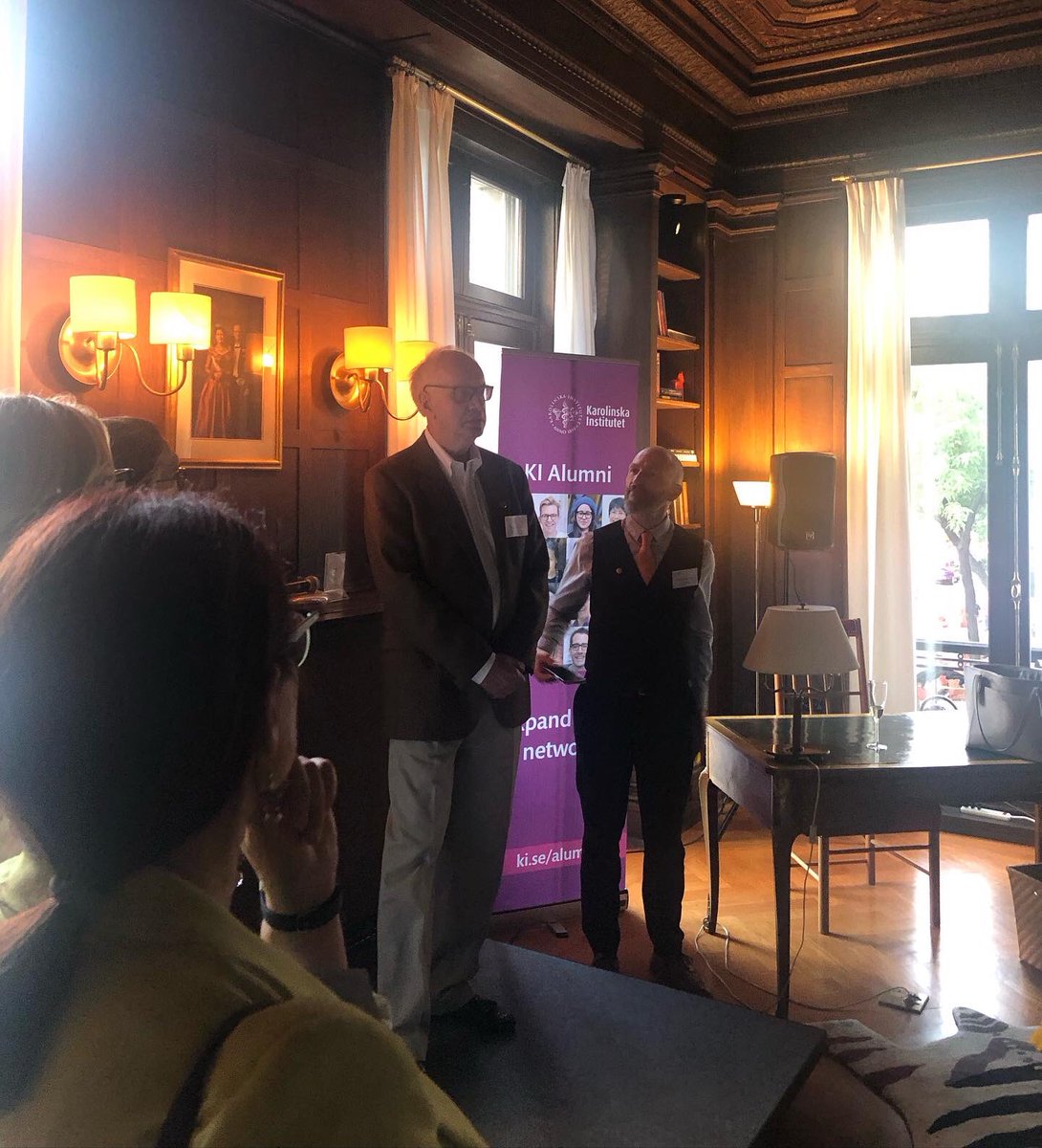 I was honored to attend the @karolinskainst #alumni event in New York. It was a wonderful event. @karolinskainst is my ‘academic house’ forever!