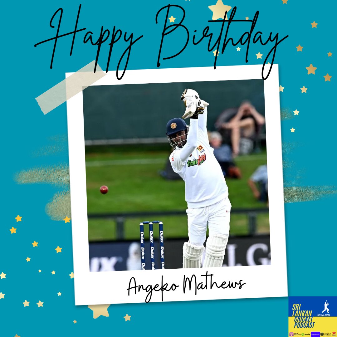 Happy Birthday Angelo Mathews    