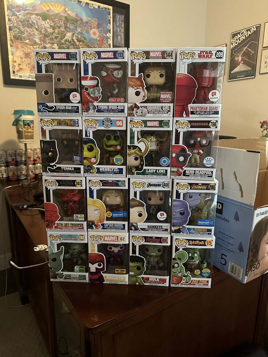 Have some pops for sale. Pictured are some but click the link to see all hobbydb.com/marketplaces/h… #funkoforsale #forsale #FunkoPop #SpiderMan