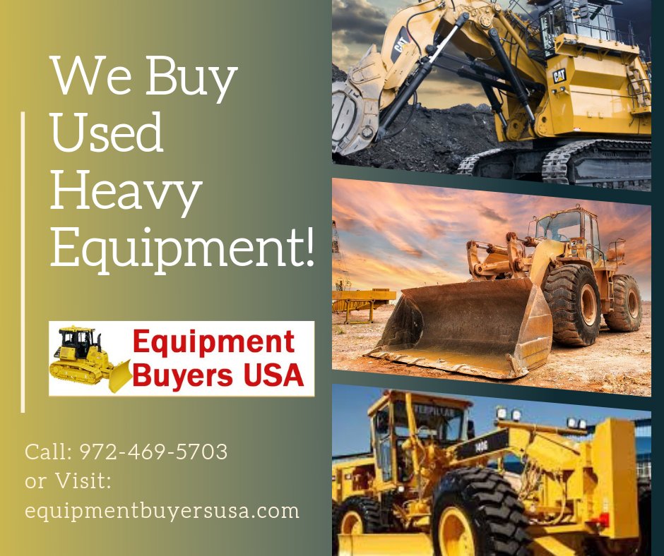 Tom Buyers on Twitter "Sell Your Heavy/Construction Equipment To Us