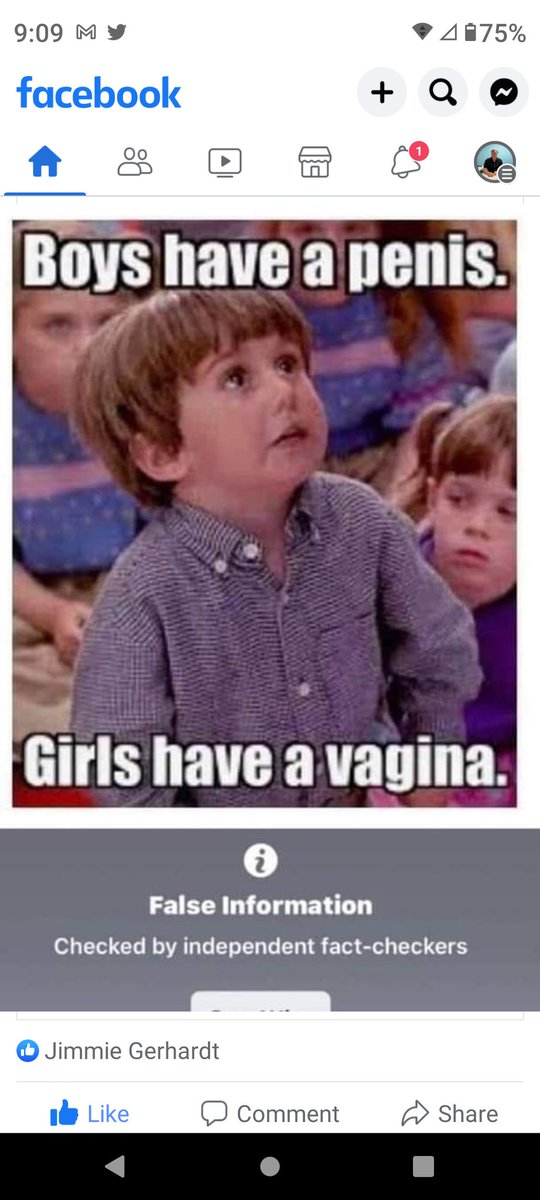 JGerhardtTN's tweet photo. It is a biological medical and scientific fact that you are either born as a male or a female.

People living in the realm of reality and facts are mentally healthier and happier.

#Choosesanity 

https://t.co/PcEQ2P5Q8q https://t.co/VIRorOZvTE