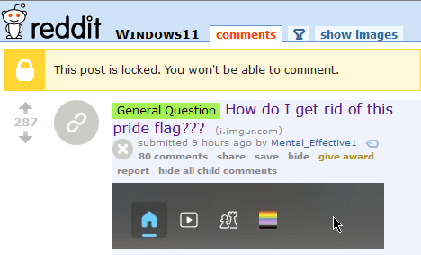 Redditor asks the forbidden question.