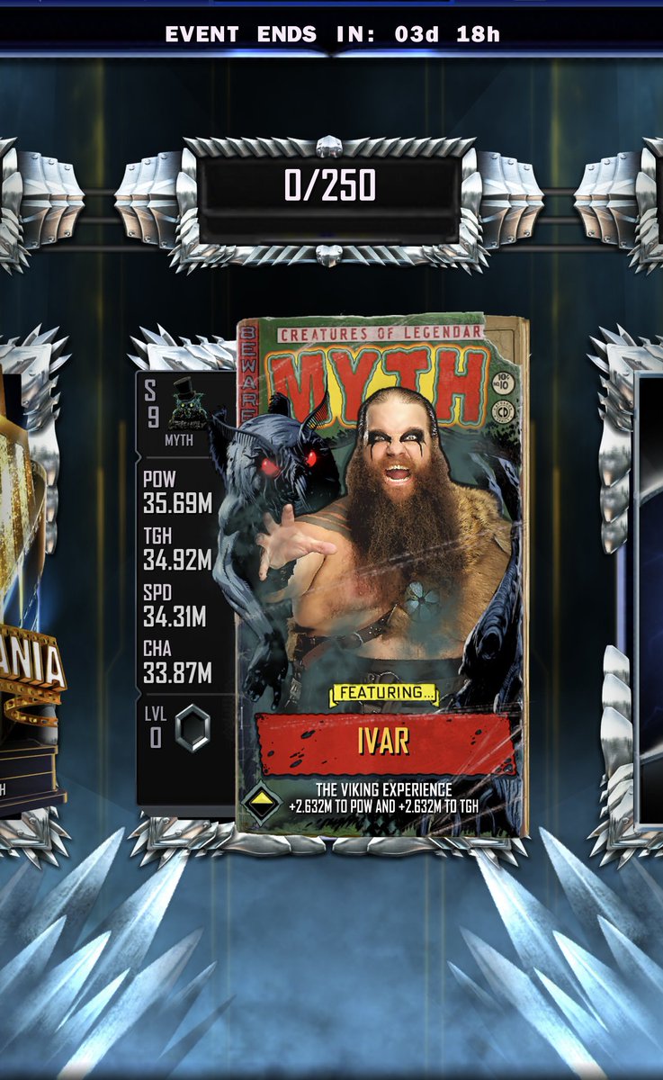 Bronson Reed Heroic RTG Undercards

Myth: Ivar
WM39: Brock Lesnar 

Bronson Reed's technique: Overrun

📸: 𝒮𝓉𝒾𝓃𝑔🦂 on SUPERZOMGBBQ's Discord server 
#WWESuperCard