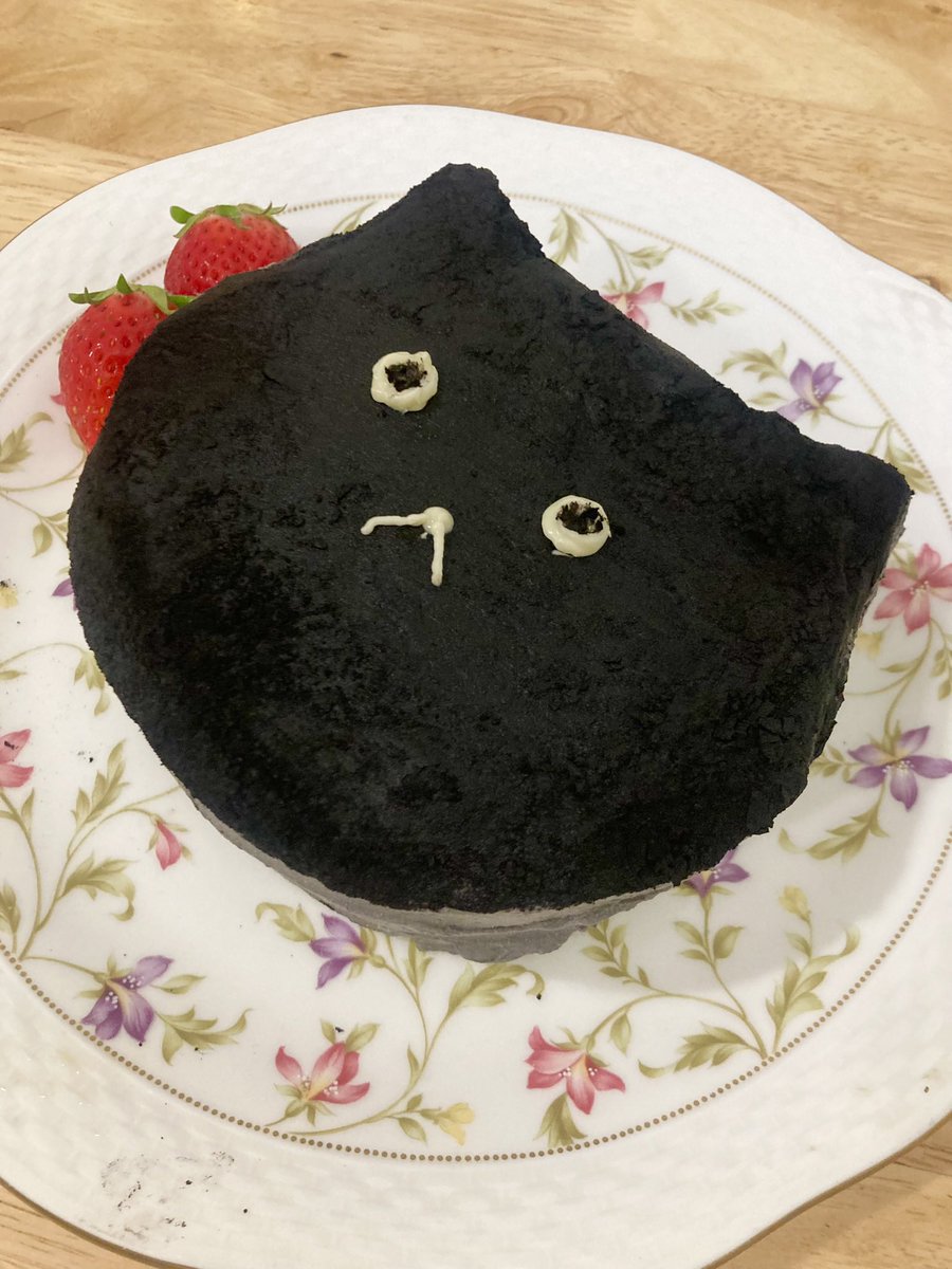 koori0501's tweet photo. 時差投稿ですが、、、こおりが無事に1歳になりました😂

こんなに元気に育ってくれて本当に嬉しい😭

①呆れて遠い目をしてるこおり🧊
②こおりのつもりで作った謎猫ケーキ
③誕生日プレゼントのタワーを気に入ってくれたこおり🧊 https://t.co/IMCN7ll9qx