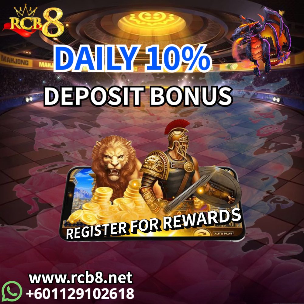 rcb8_my's tweet photo. Hi everyone,boost your winning potential with https://t.co/Bo2uYeMHp9 Daily 10% Deposit Bonus for all games! Claim your bonus once every 24 hours and enjoy more chances to win big. Don't miss out on this exclusive offer. #rcb8my #rcb8 #usdt #bestonlinegame2023 https://t.co/1dQZFai1Pu