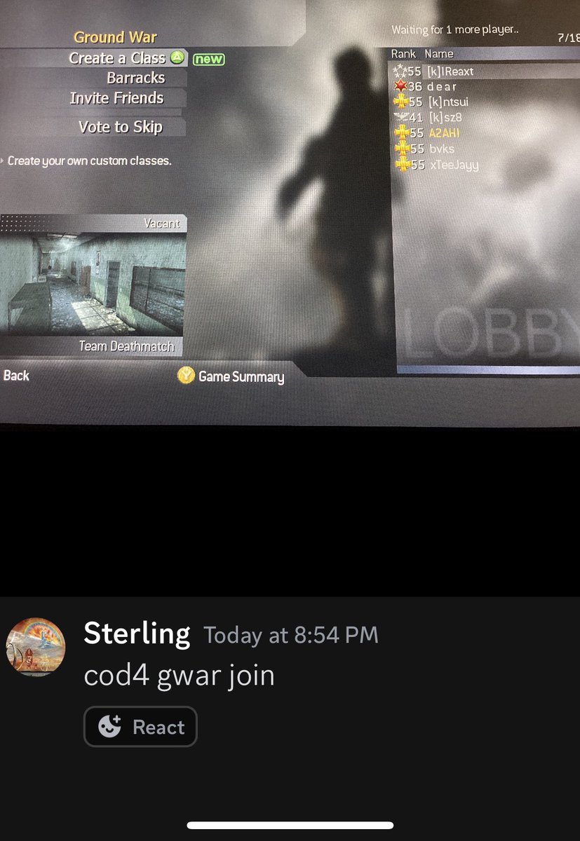 IamRIOTamIRIOT's tweet image. Hit up Greg the #cod4 channel of the server discord.gg/GpTSzgH for this match