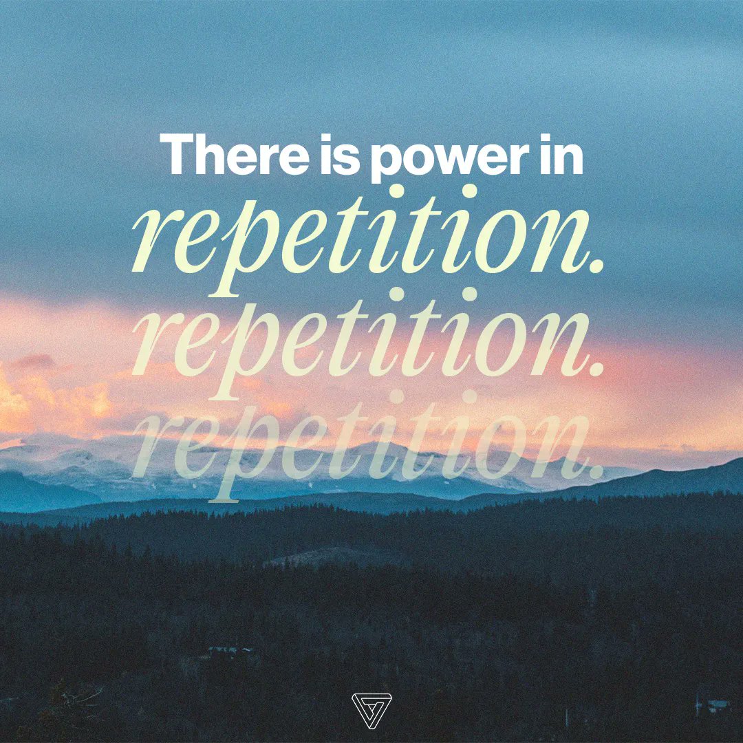 Repetition creates habits, and habits create change. Let's repeat what's true and good until it becomes a part of who we are.

#faith #bethelight #christianlife #dailyverse #california #losangeles #bekind #faithbasedbusiness #faithandfashion #preach #youareloved #Godsgrace