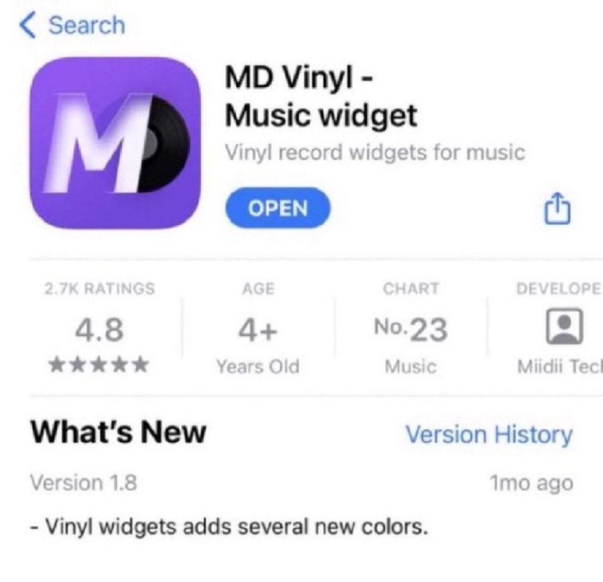 Md Vinyl 💽🔌
แอพเล่นเพลงมีลูกเล่นน่ารัก เชื่อมต่อได้ทั้งSpotify/Apple music 

แคปส่งหลักฐานด้วยนะงับ
สั่งซื้อ : lin.ee/M6miRYN

—— รี+ฟอล🔥 
เหลือ 10฿ จากปกติ19฿

#แอพios #แอพดีบอกต่อ #แอพแต่งรูป #แอพไอแพดควรมี #แอพวิตเจ็ด #แอพmdvinyl #แอพmdclock #วิดเจ็ตไอแพด