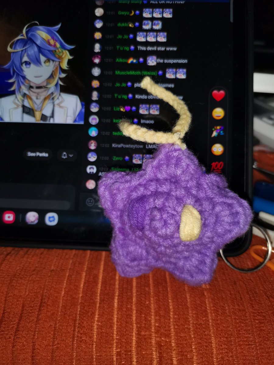 polarbear1309's tweet photo. made an arcadian keychain hehe~💜💛
gonna do a plushie wahahhahaha 
#AsterArcadia #Acadiart https://t.co/rAC0zACNk6