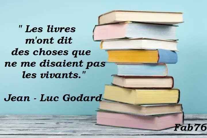 Belle journée à vous, à nous, à toi, à moi,... 📚 📑    
#citation #livres #Godard