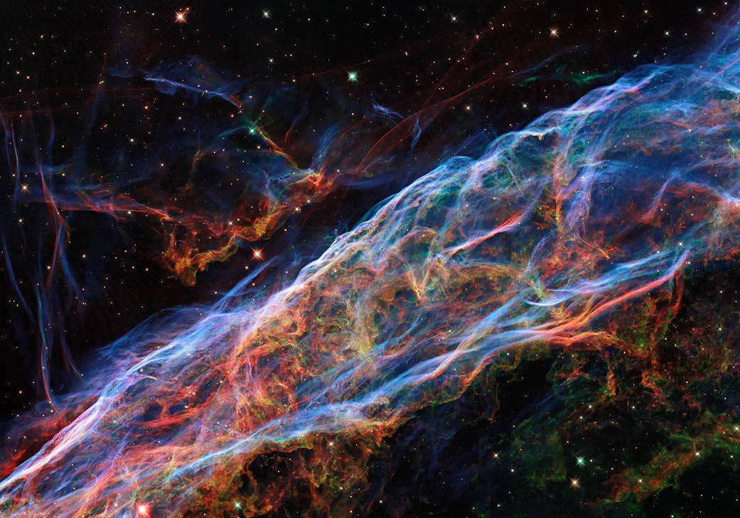 Veil Nebula captured by Hubble